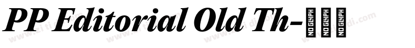 PP Editorial Old Th字体转换